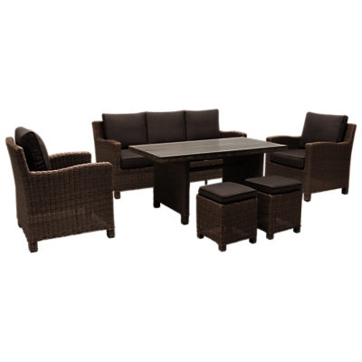 KETTLER Palma Lounge Set with Cover Rattan KETTLER Palma Lounge Set with Cover Rattan